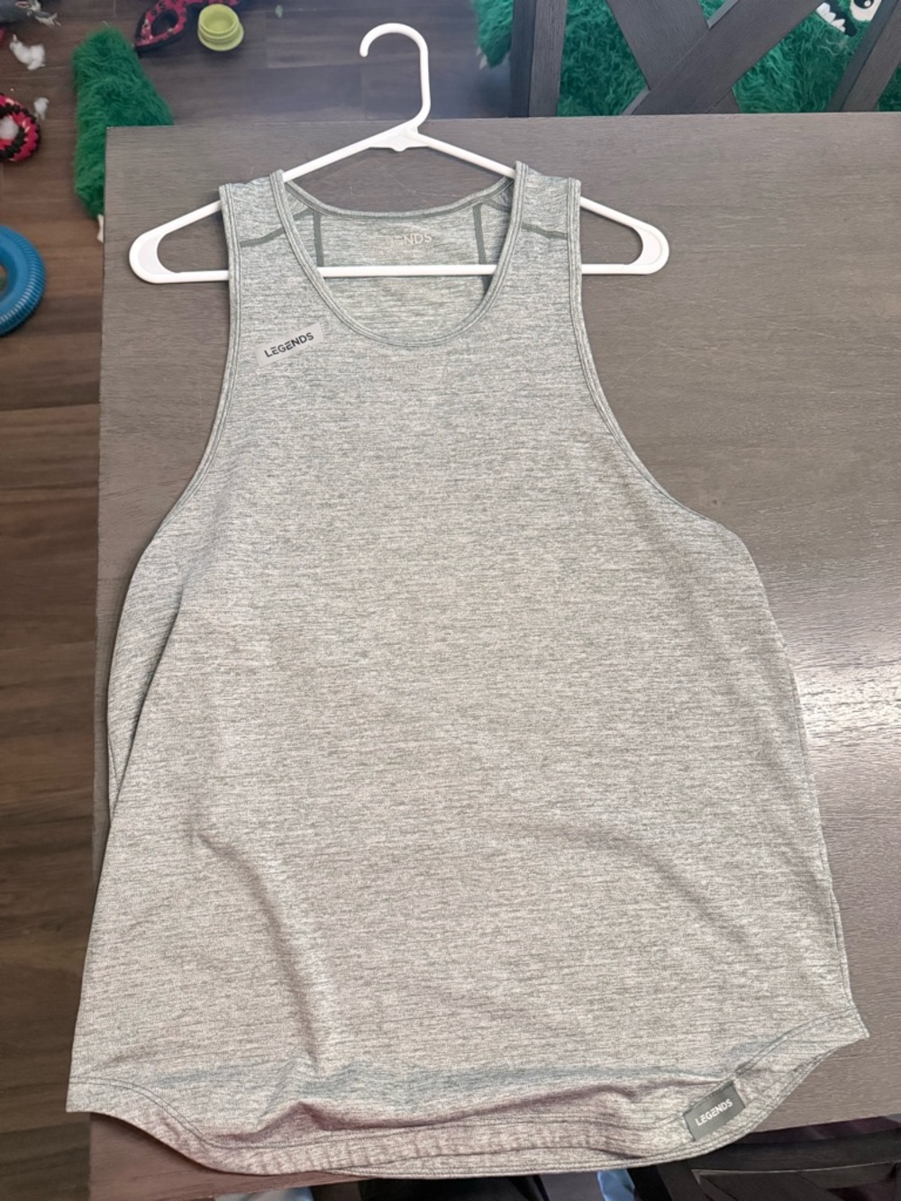 Legends Men’s White Tank Top - Picture 2 of 7